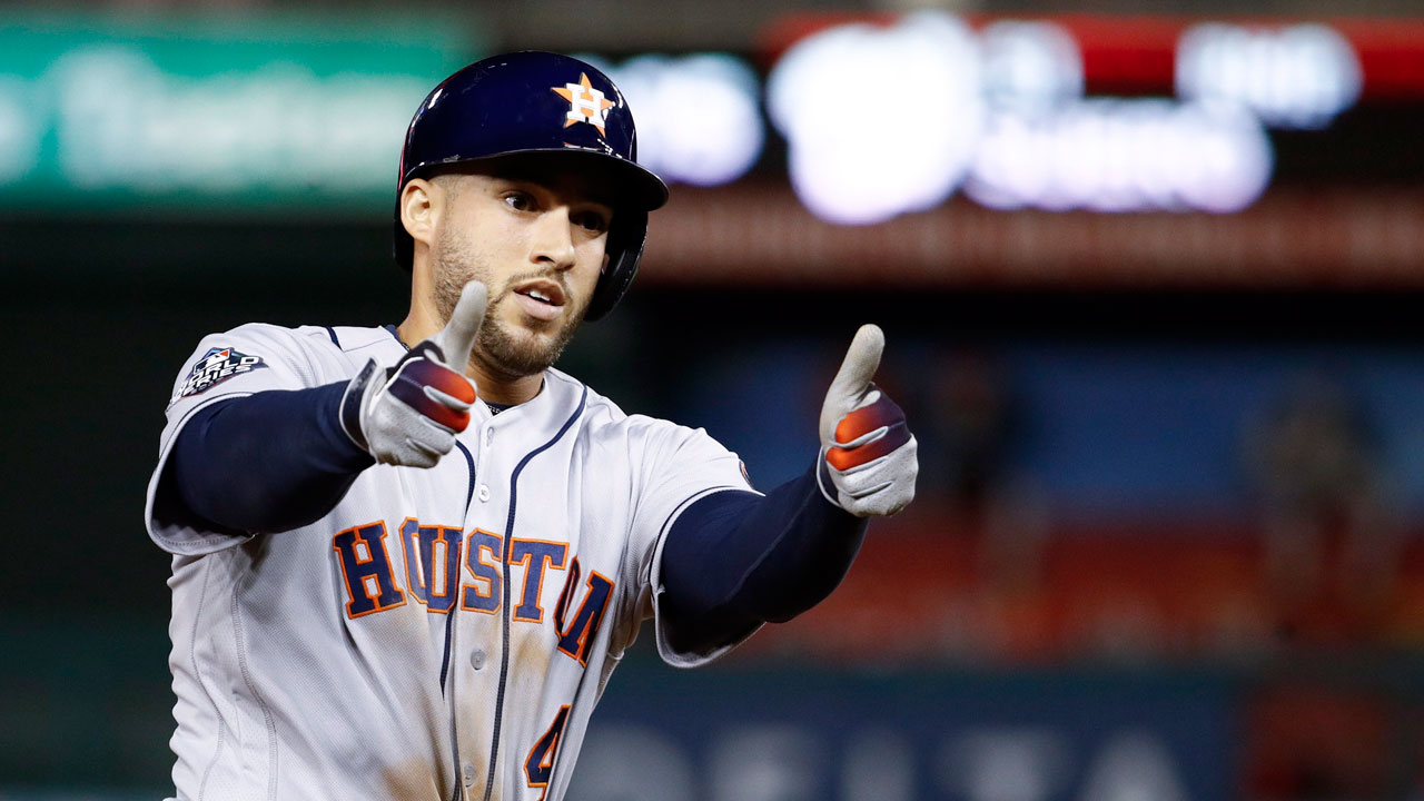 ALDS: George Springer hits two homers, Astros beat A's; Rays hit