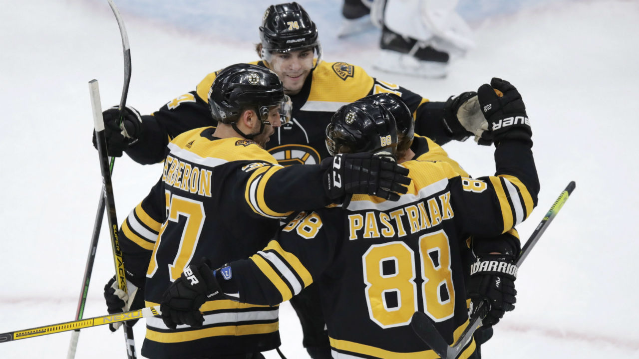David Pastrnak scores league-leading 10th, Bruins 