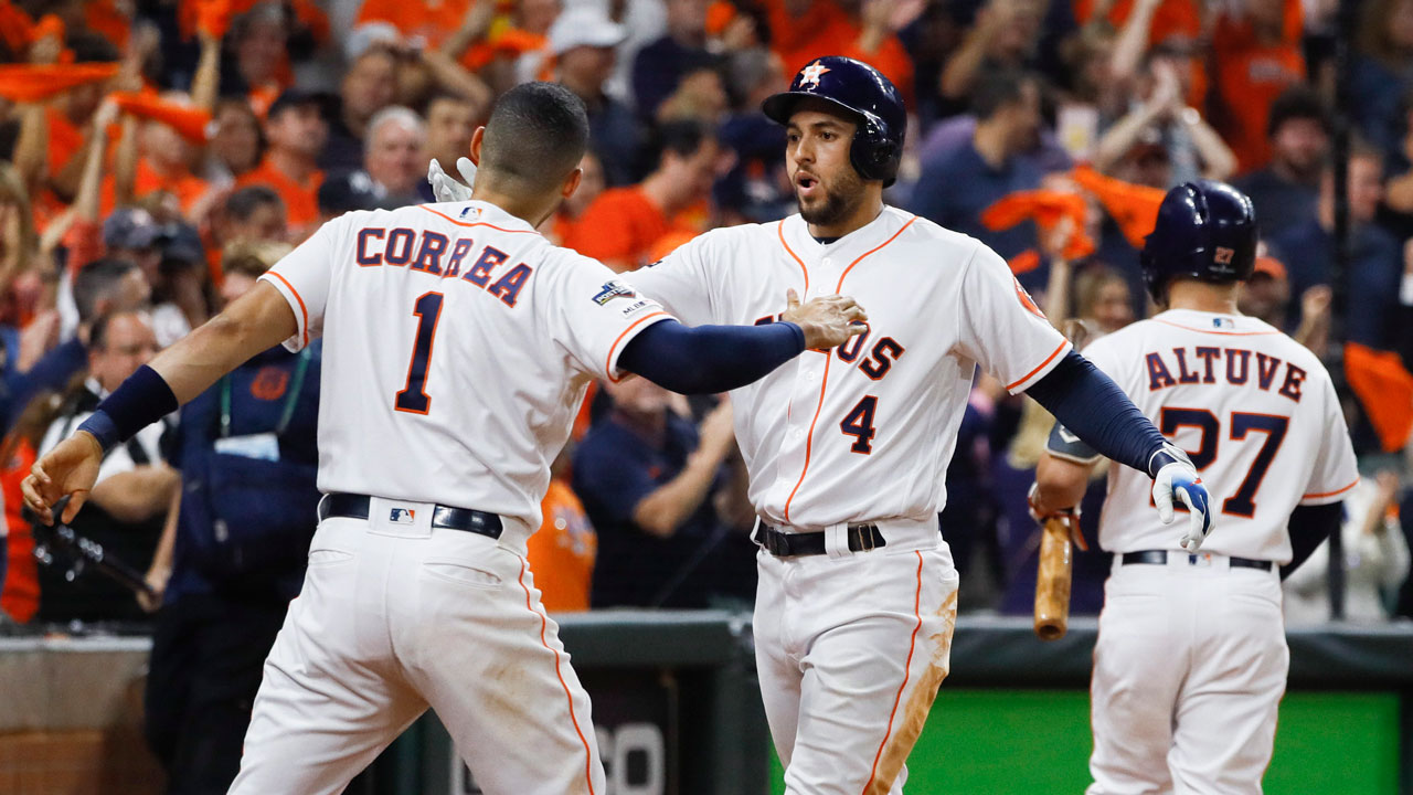 Astros star Jose Altuve ends 0-for-25 postseason skid