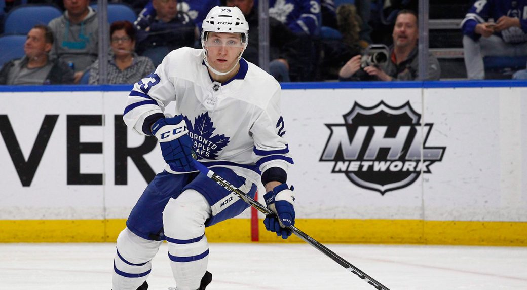 Travis Dermott: Leafs' defensive depth will 'force guys to be their best'