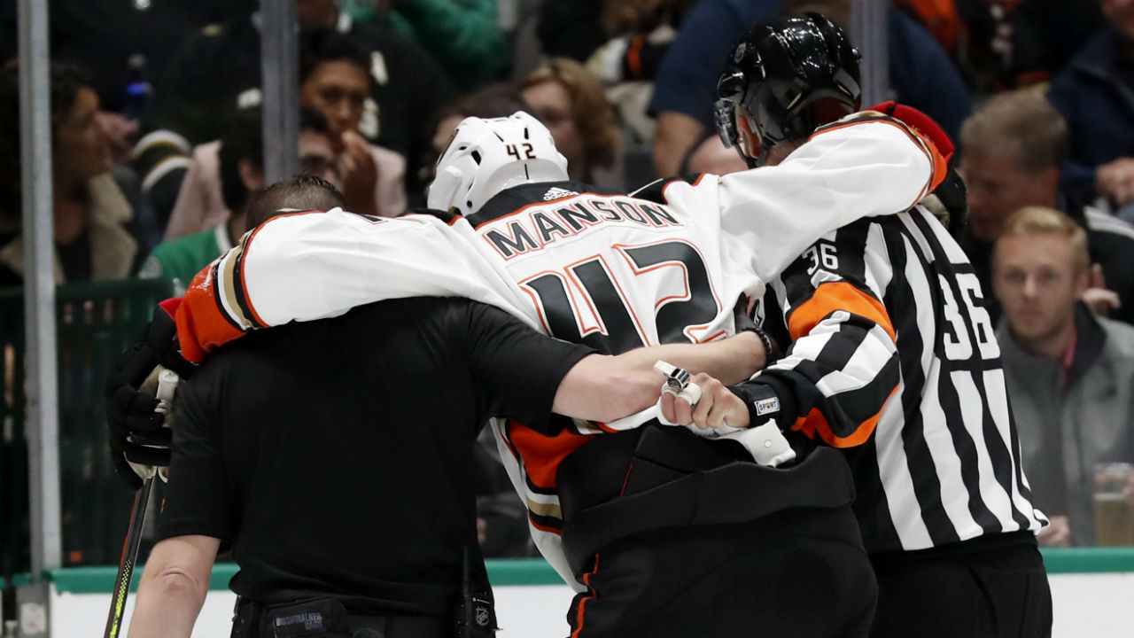 Ducks' Josh Manson out five to 10 weeks with MCL s