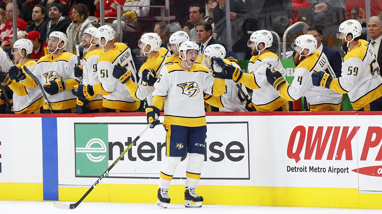 Preds crush the slumping Red Wings 6-1 at home