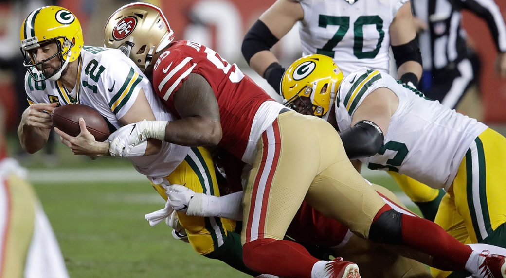 49ers Shut Down Aaron Rodgers En Route To Easy Win Over Packers Sportsnet Ca