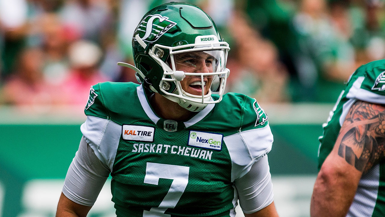 Roughriders Cody Fajardo returns to practice before West final