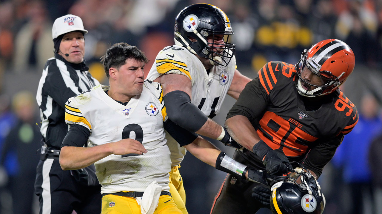 Myles garrett deals mason rudolph