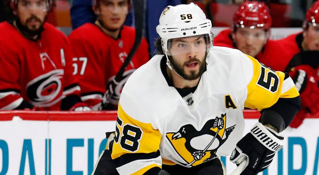 Penguins' Kris Letang to miss game vs. Rangers with lower-body injury