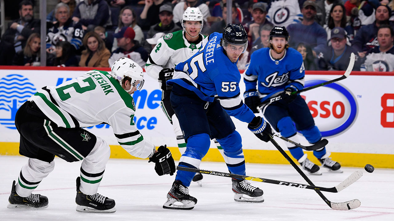 Scheifele Scores 21 Seconds Into OT To Lift Jets To Win Over Stars