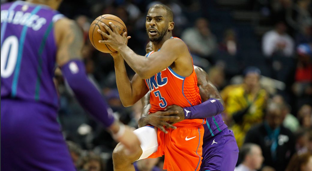 chris paul okc hornets jersey