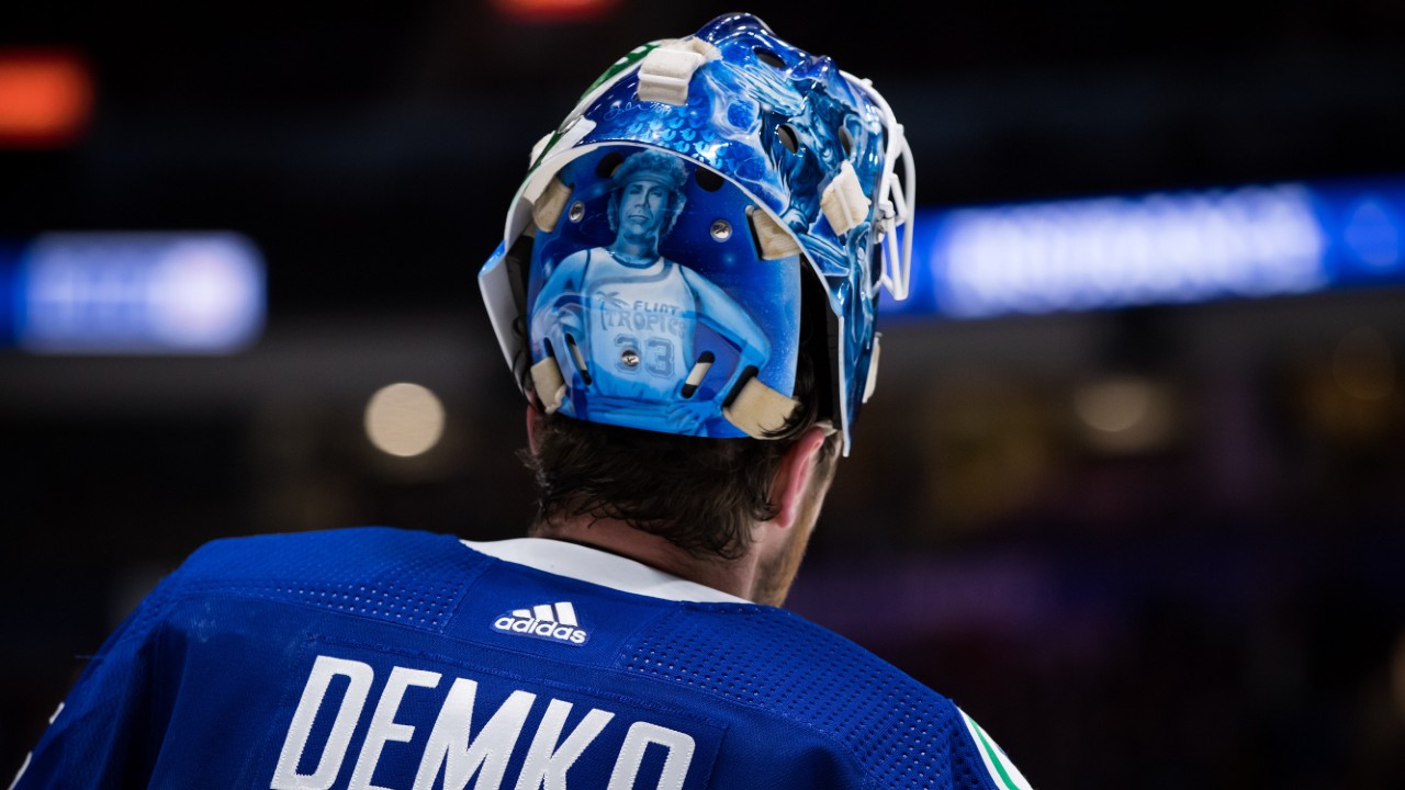 Canadian couple creates designs for Vasilevskiy's helmets