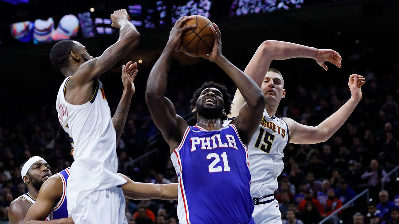 Joel Embiid, Philadelphia 76ers beat Nikola Jokić, Denver Nuggets