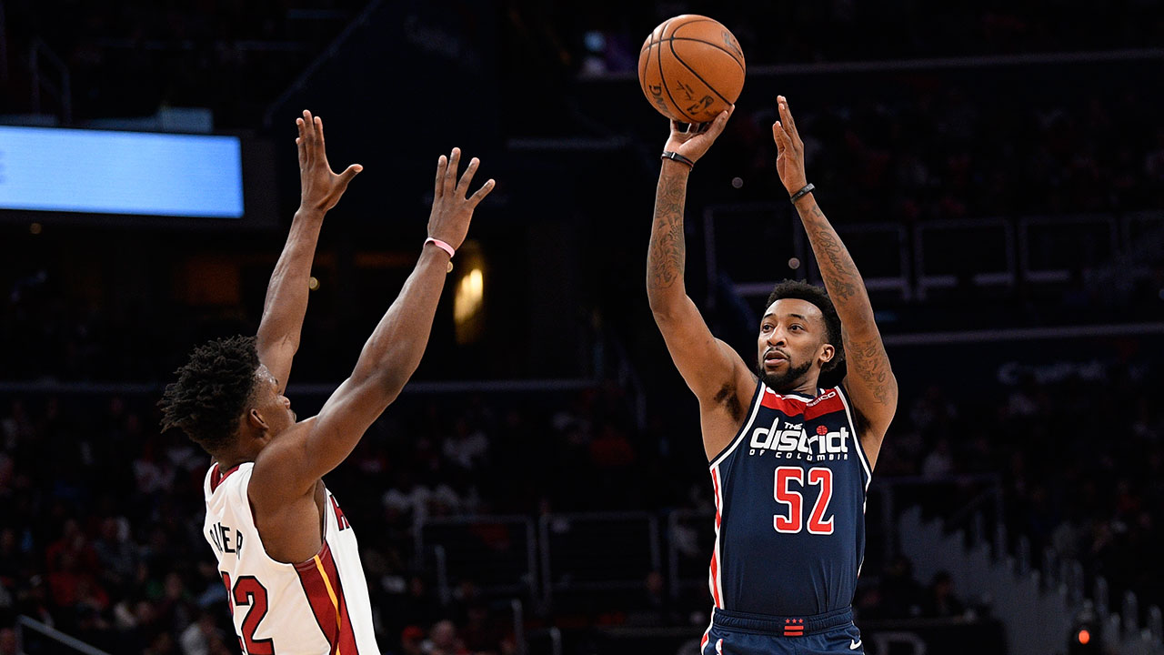 McRae, Mathews lead depleted Wizards past Heat