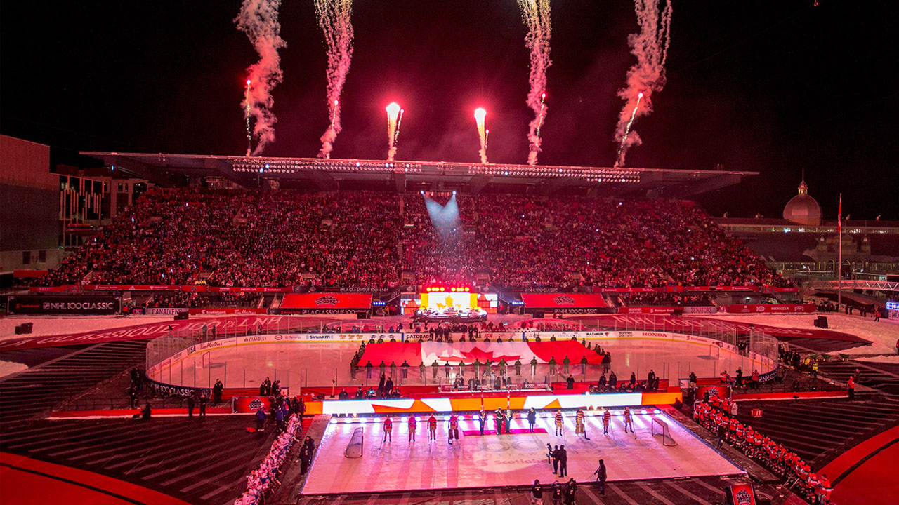 The best outdoor photos of the NHL 100 Classic from Ottawa 