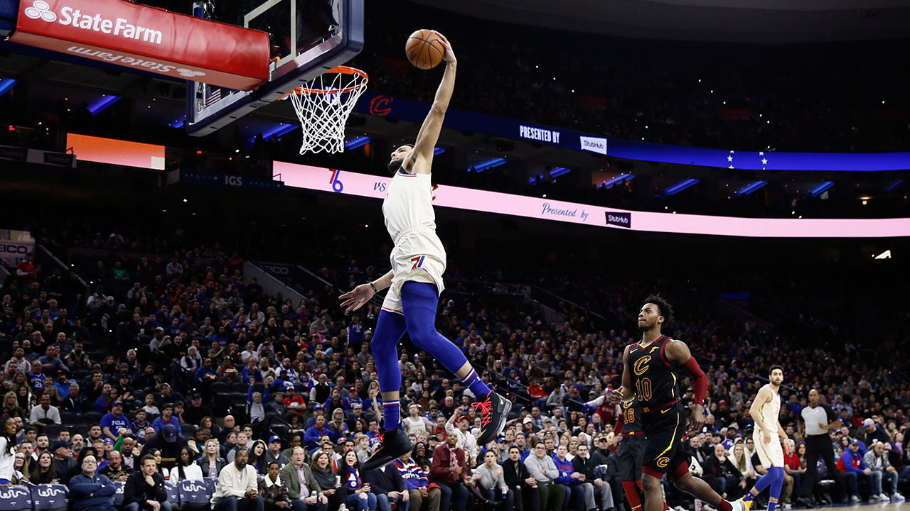 Ben Simmons Hits 3 Scores 34 Points To Lead 76ers Past Cavaliers