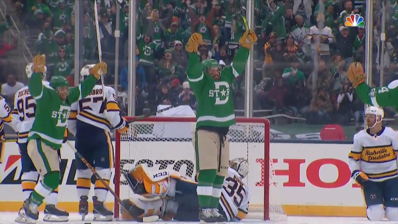 Stars rally to beat Preds 4-2 in Winter Classic at Cotton