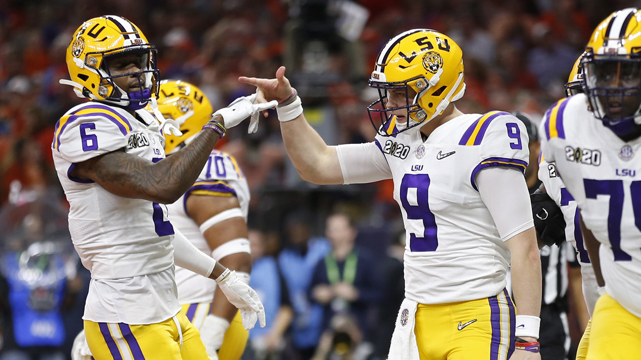 Burrow gives cigar photo details from LSU's national championship win