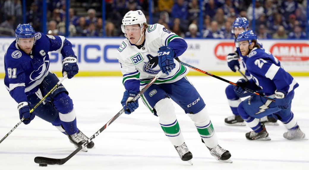 Boeser's dad gets to watch son in person again as Canucks star comes