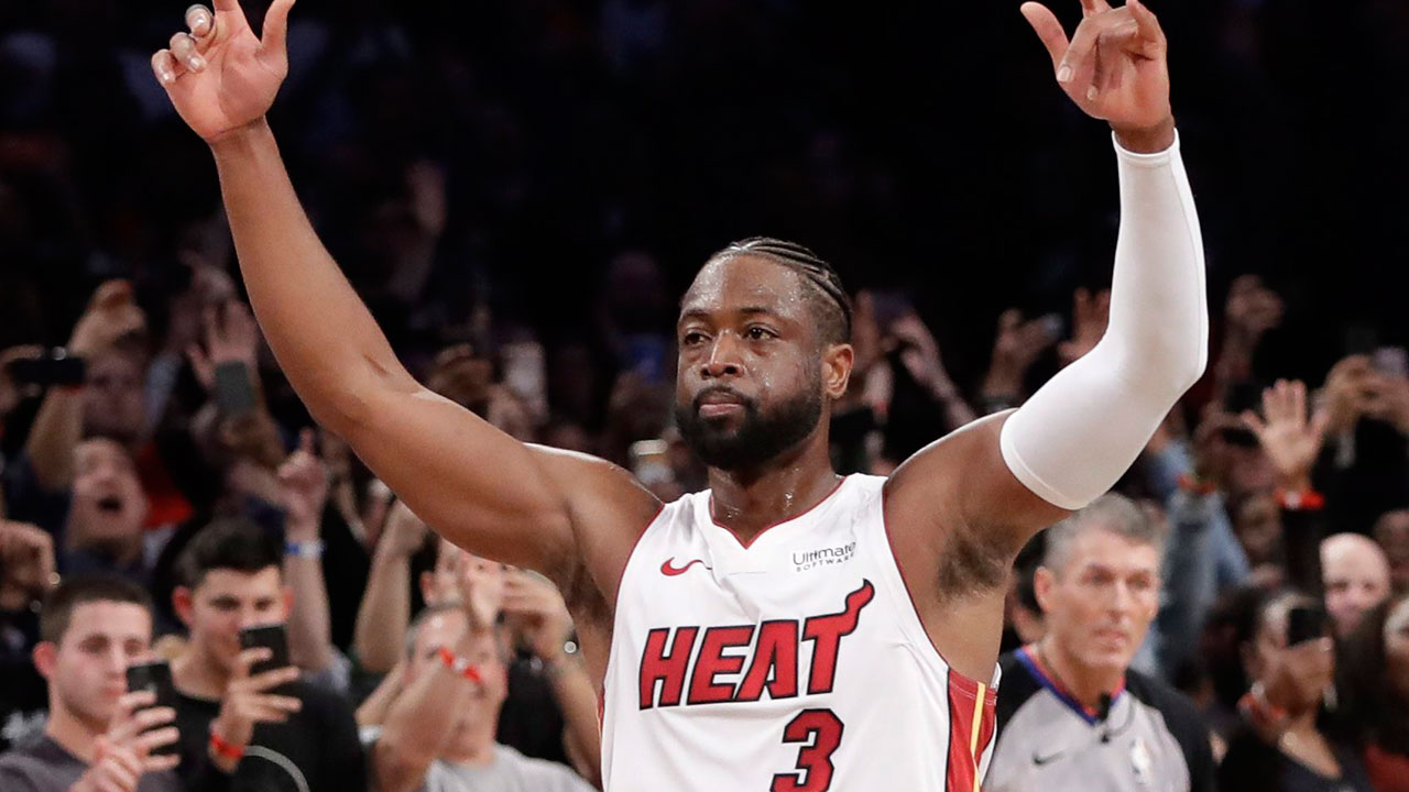 Dwyane Wade бросок