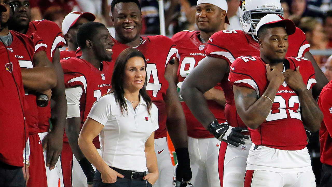 1st female NFL coach sees video-game appearance as another sign of progress