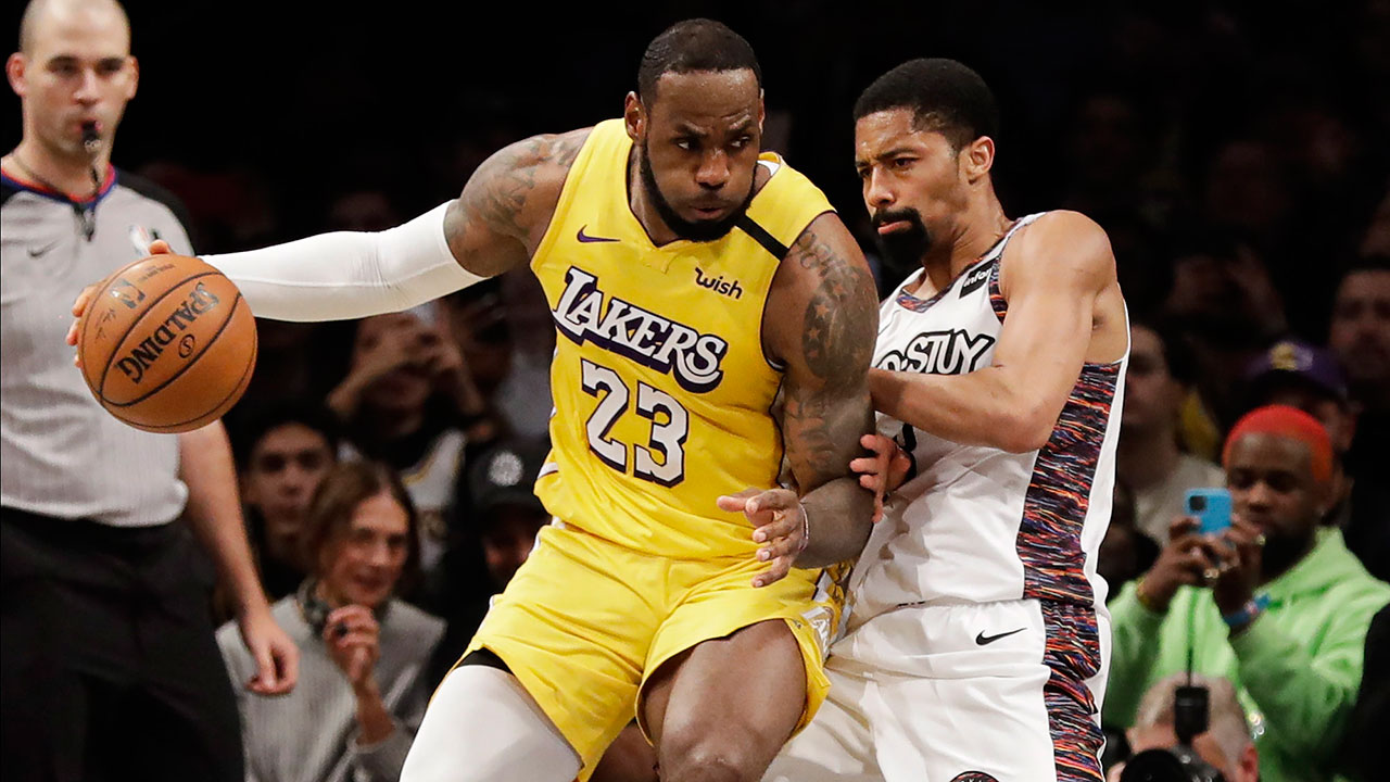 LeBron James' triple-double leads Lakers past Nets - Los Angeles Times