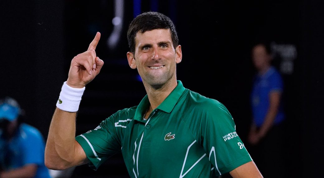 Djokovic adds to Slam streak vs. Federer, reaches ...