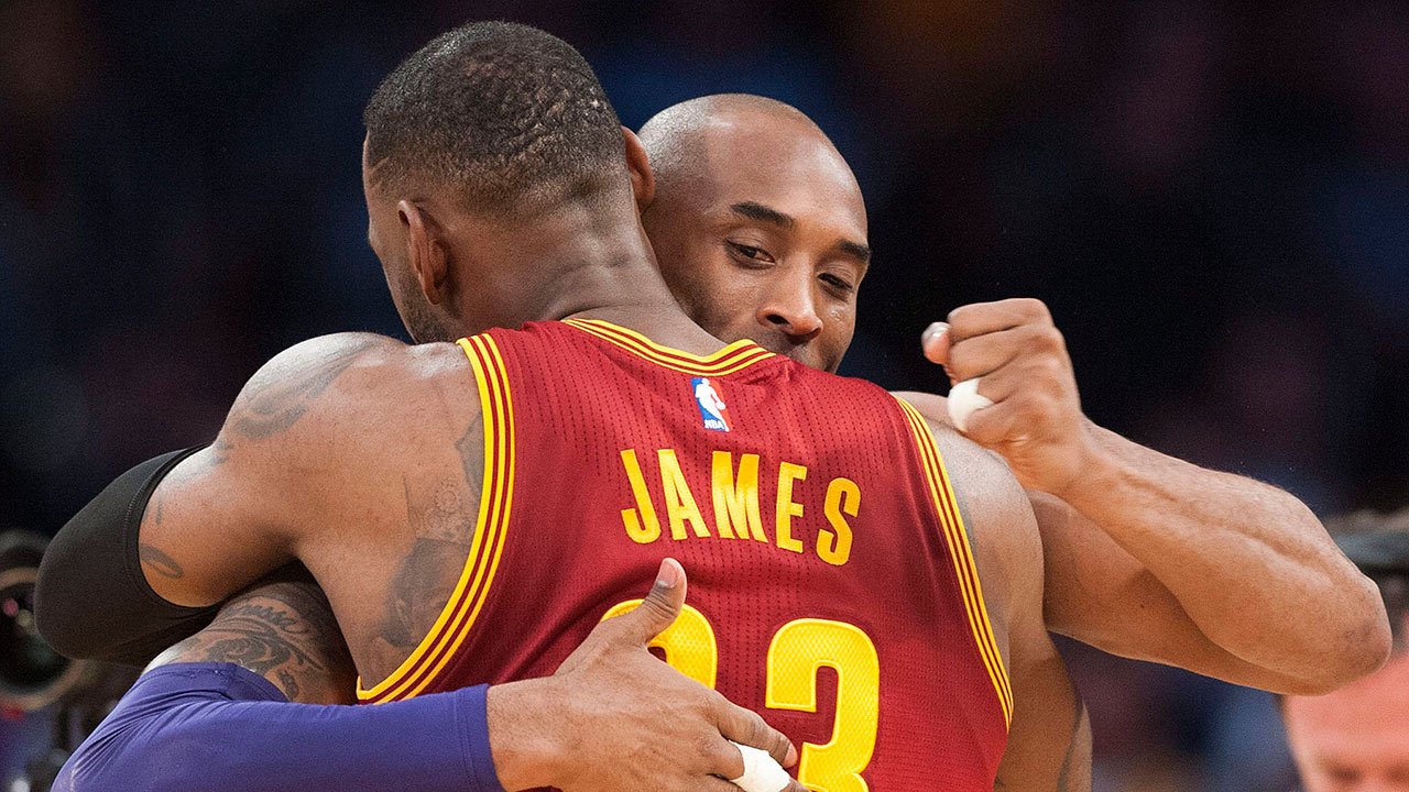 Lebron james hot sale kobe bryant