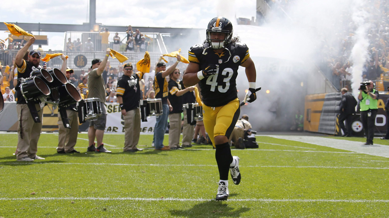 Steelers great Polamalu makes it to Canton; gets his gold jacket