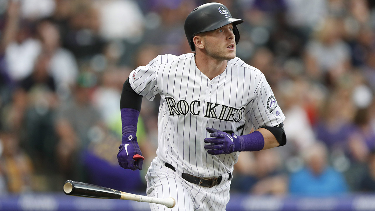 Trevor Story MLB, Colorado Rockies, shortstop, baseball, Trevor