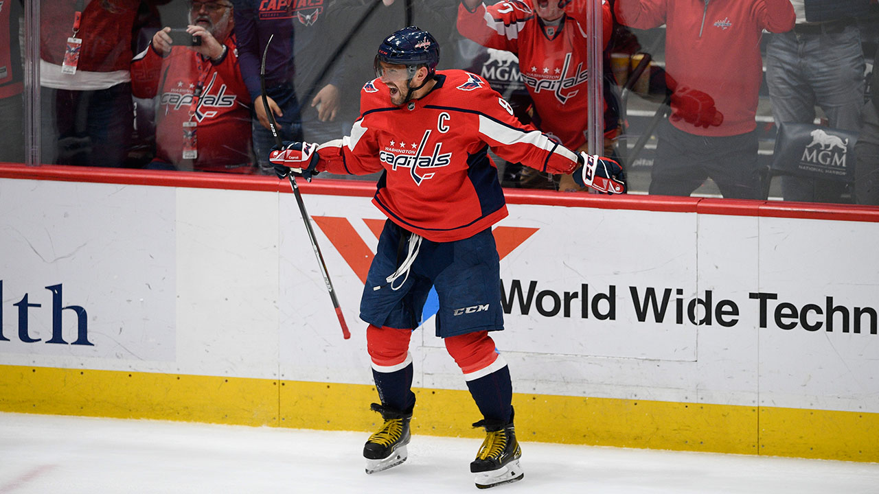 Ovechkin chalks up another kill shot as he downs the Jets in a shootout