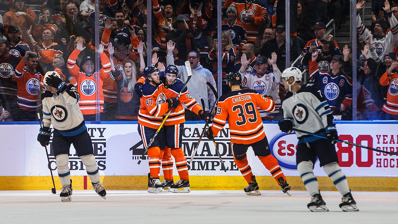 Oilers squeak by Jets and steal a big 2 points