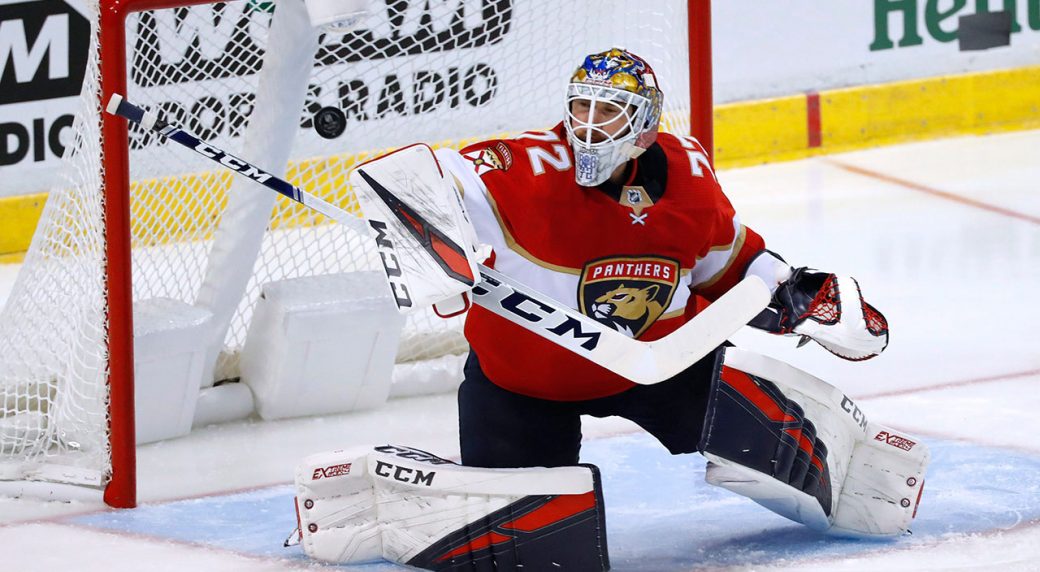 Florida Panthers' Sergei Bobrovsky leaves game vs Montreal Canadiens with  lower-body injury - Daily Faceoff