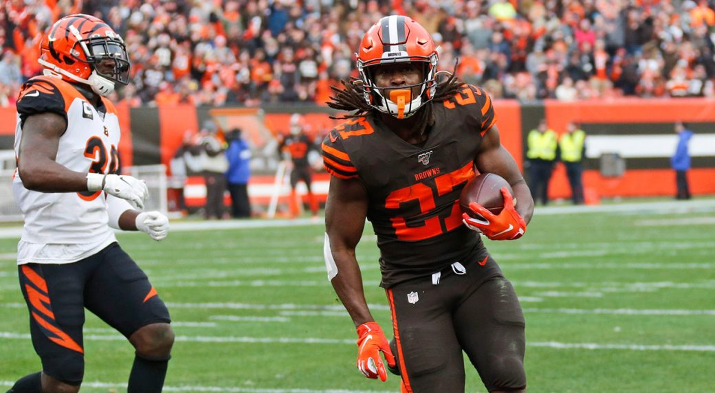 Report Browns Agree To Two Year 1325m Extension With Kareem Hunt 4146