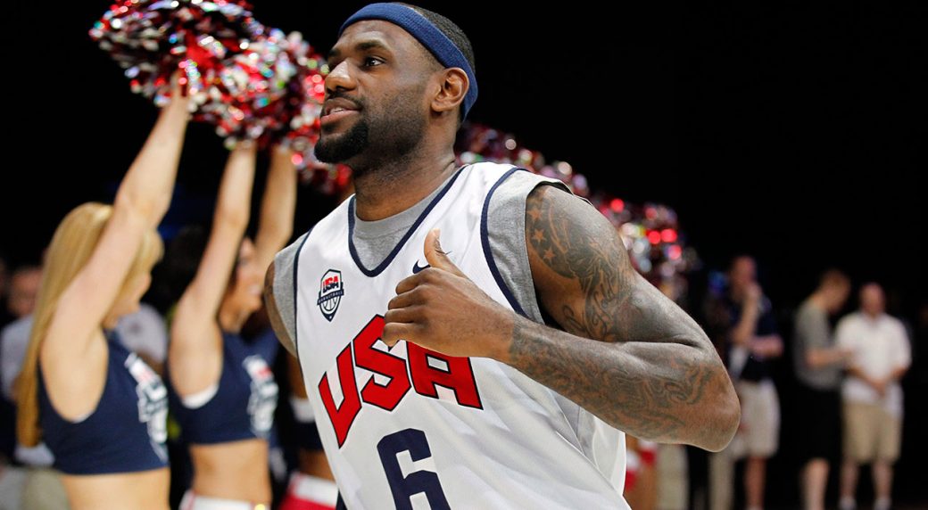 lebron james 2012 olympic jersey