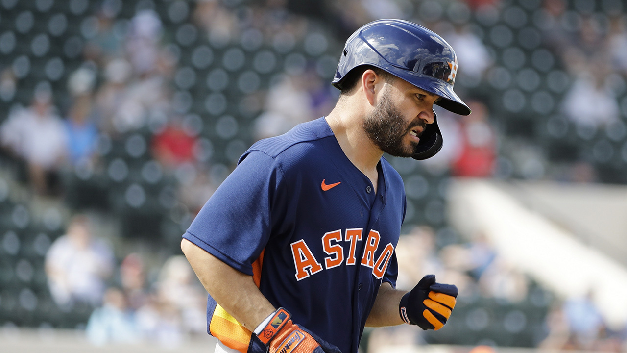 Houston Astro's Jose Altuve drives in the crowds at Hooks' games