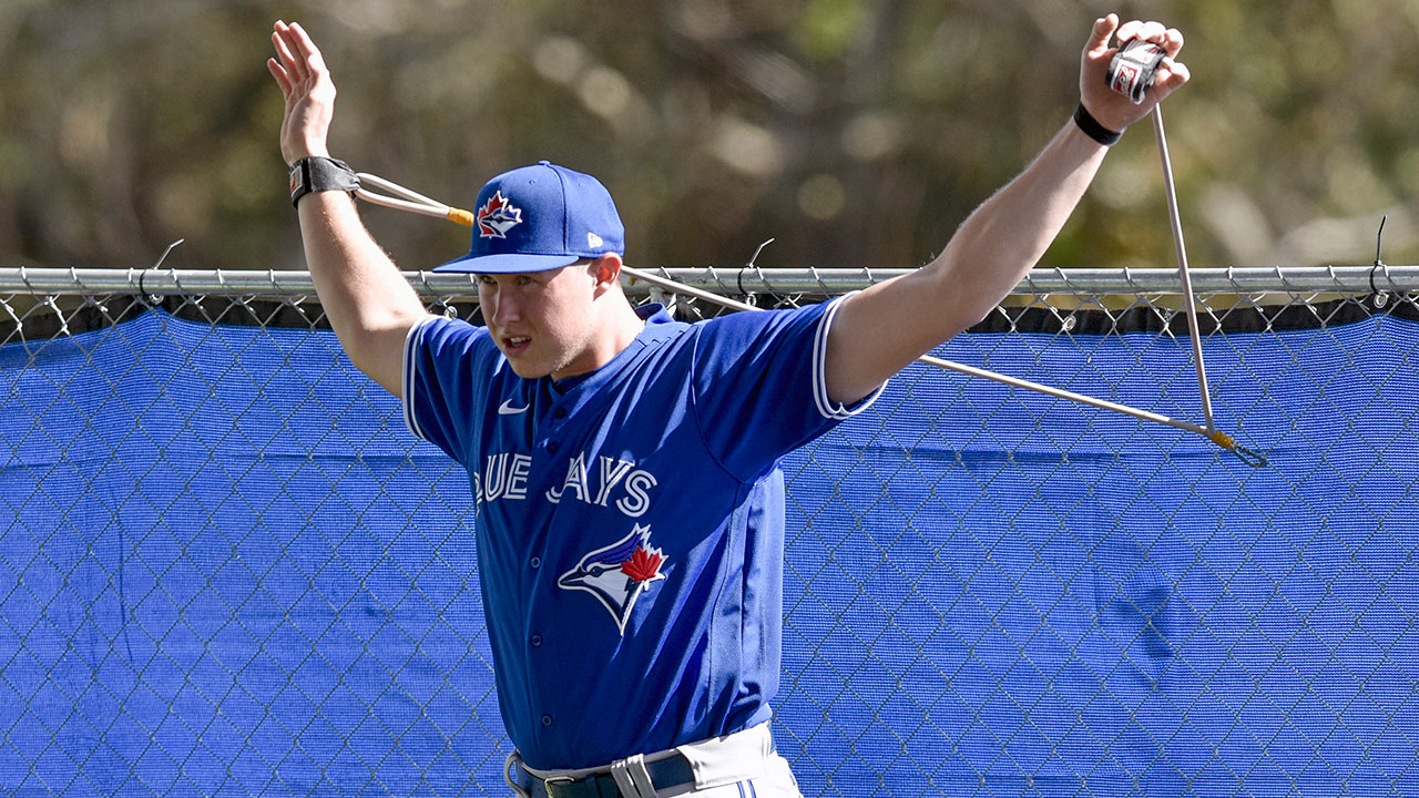 Jays' Nate Pearson wild but up to speed vs. Donaldson, Yankees