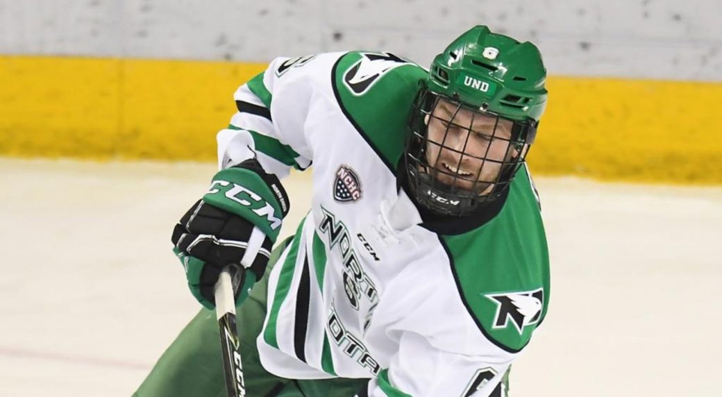 Flames sign University of North Dakota's Colton Poolman to entrylevel