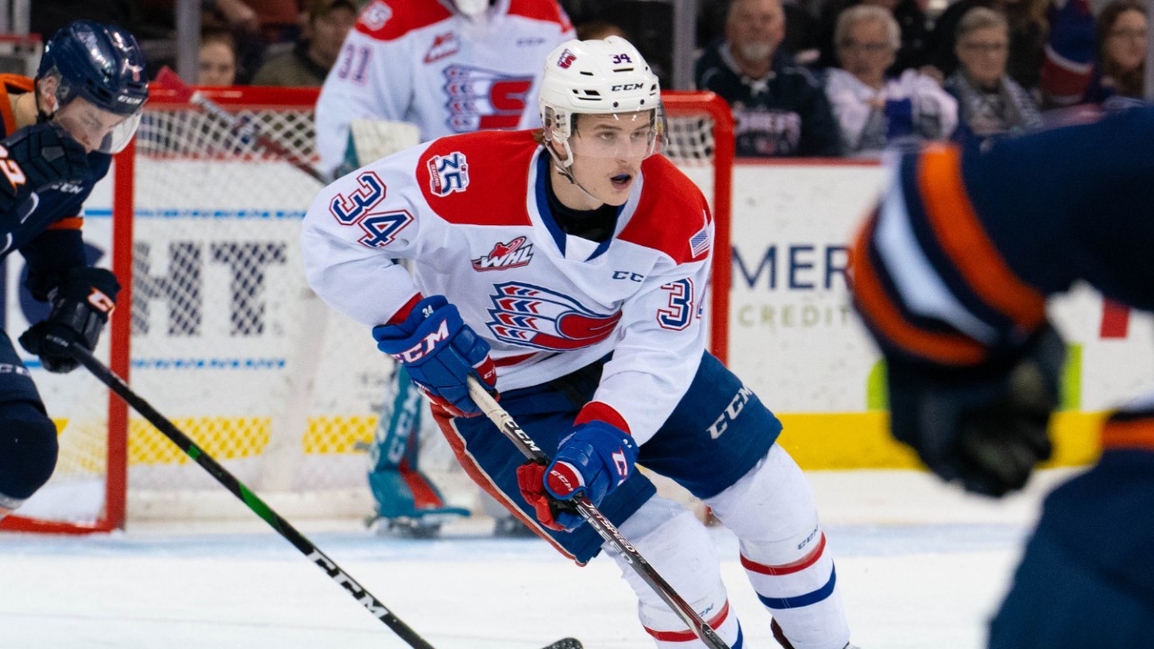 Spokane Chiefs forward Adam Beckman earns WHL's most valuable