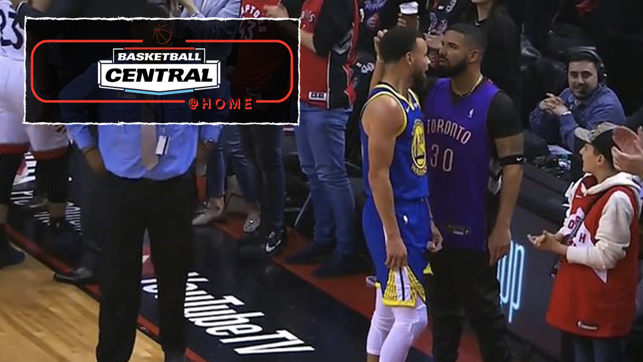 NBA Finals Game 1: Drake wears Dell Curry Raptors throwback jersey