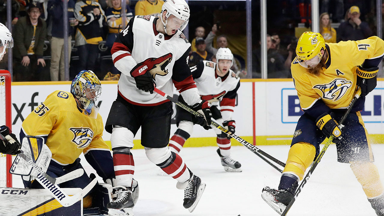 Arizona Coyotes oust Nashville Predators in NHL Stanley Cup playoffs