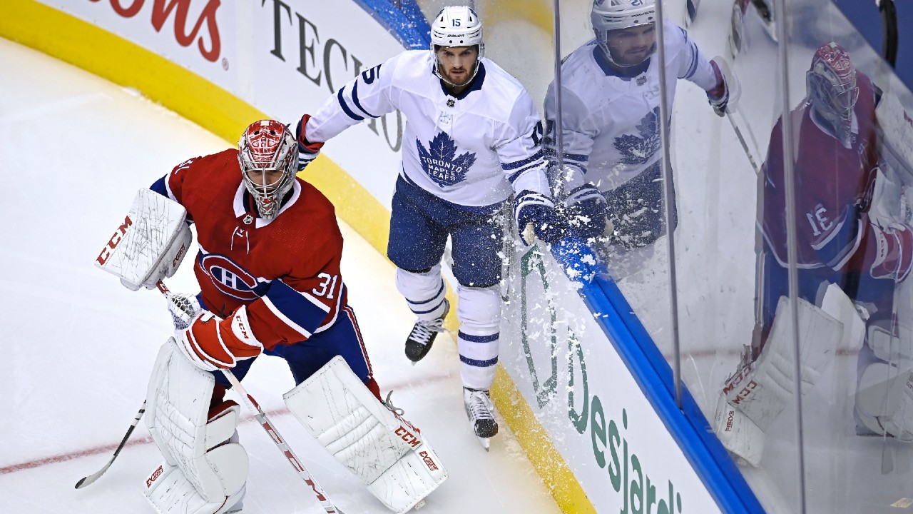 Kerfoot scores twice, Maple Leafs down Canadiens i