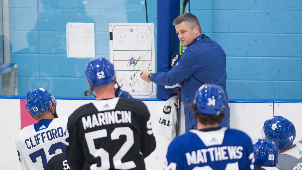 Amid banter, NHL officials get refresher course at camp