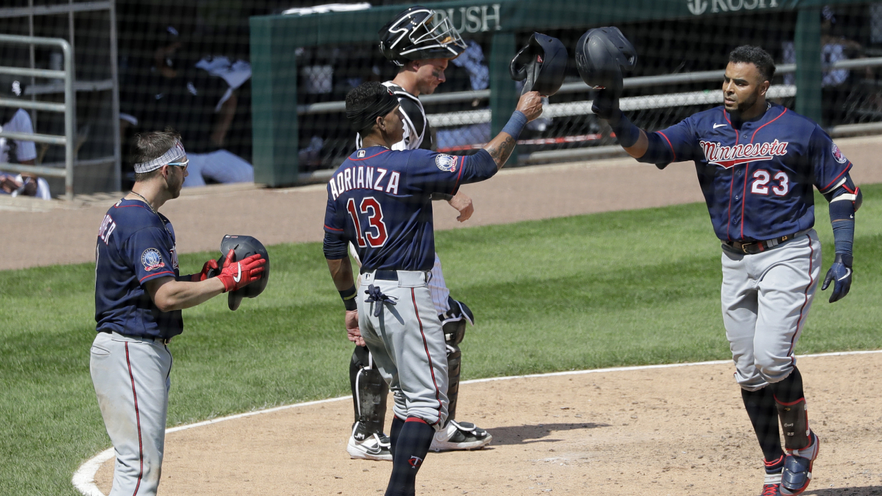 Ehire Adrianza doing a bit of everything for Twins