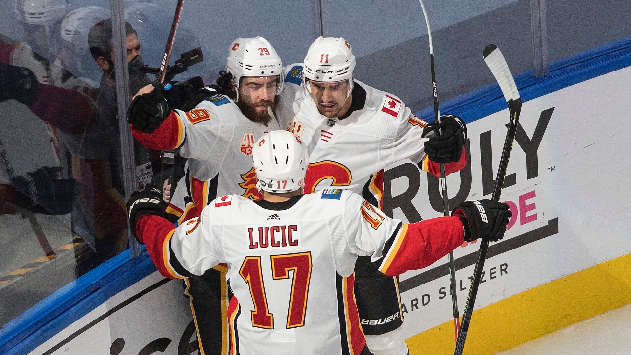 flames lucic jersey