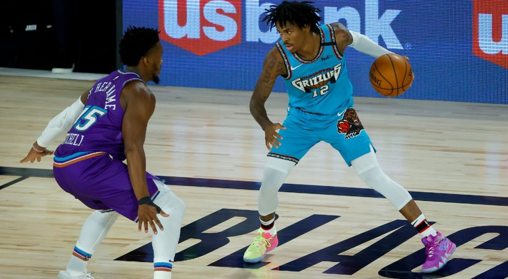 Ja Morant of the Memphis Grizzlies seen prior to the 2020 NBA