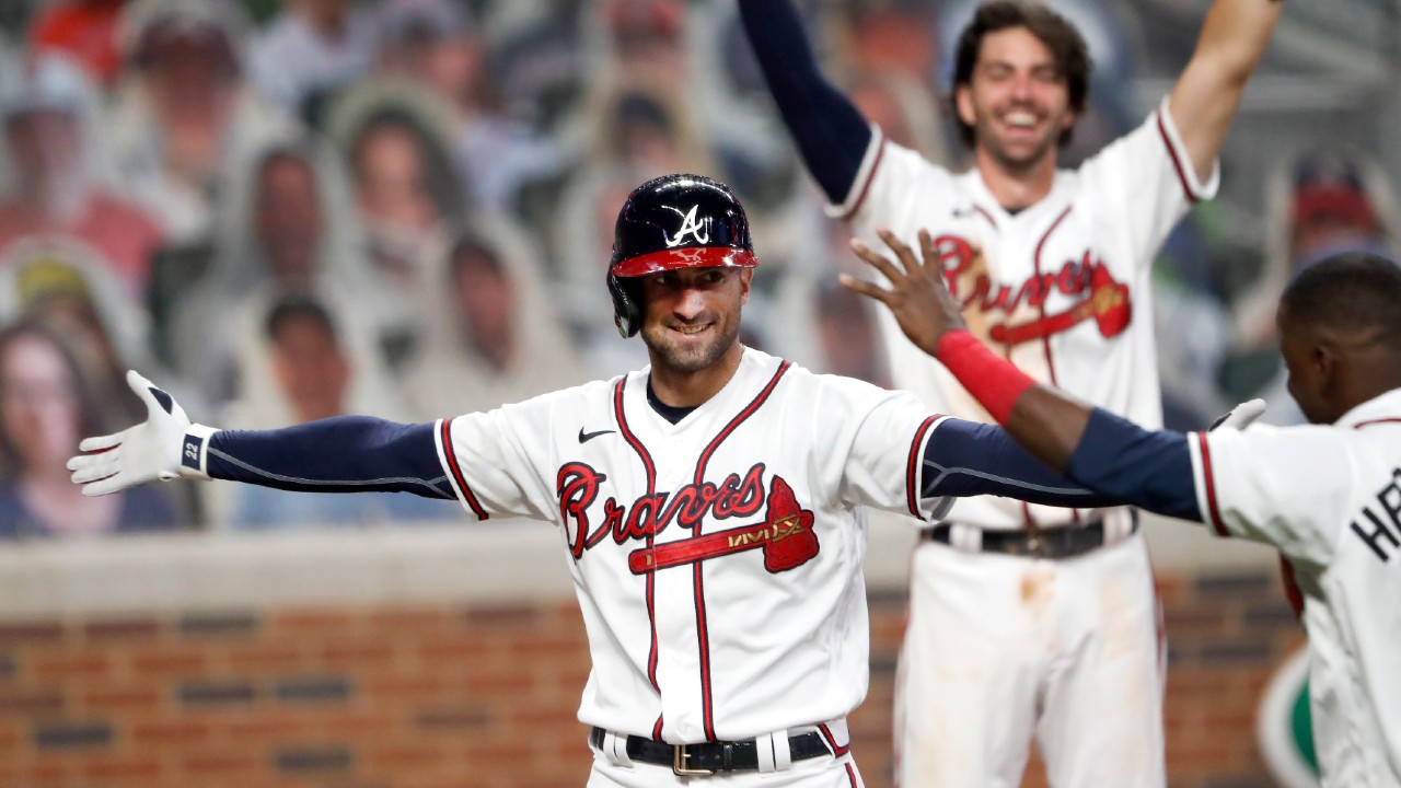 Braves Markakis hits walkoff homer vs. Jays after opting into season