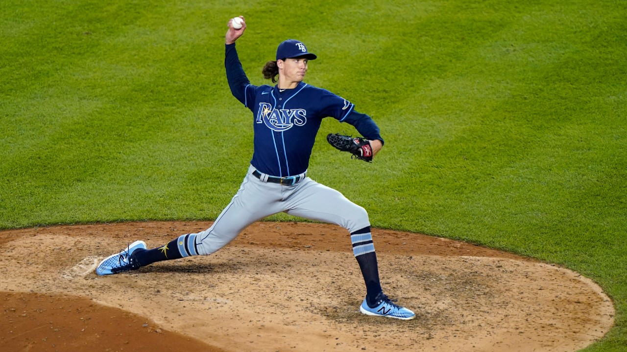 Tyler Glasnow records 13 strikeouts as Rays beat Orioles 4-2