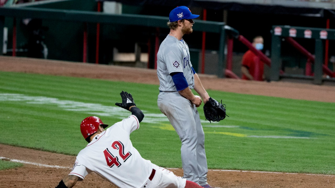 Photos: Cincinnati Reds Split Doubleheader Against Chicago Cubs, Cincinnati