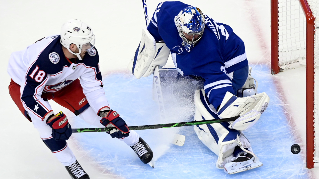 Blue Jackets defeat Maple Leafs in Game 5, advance