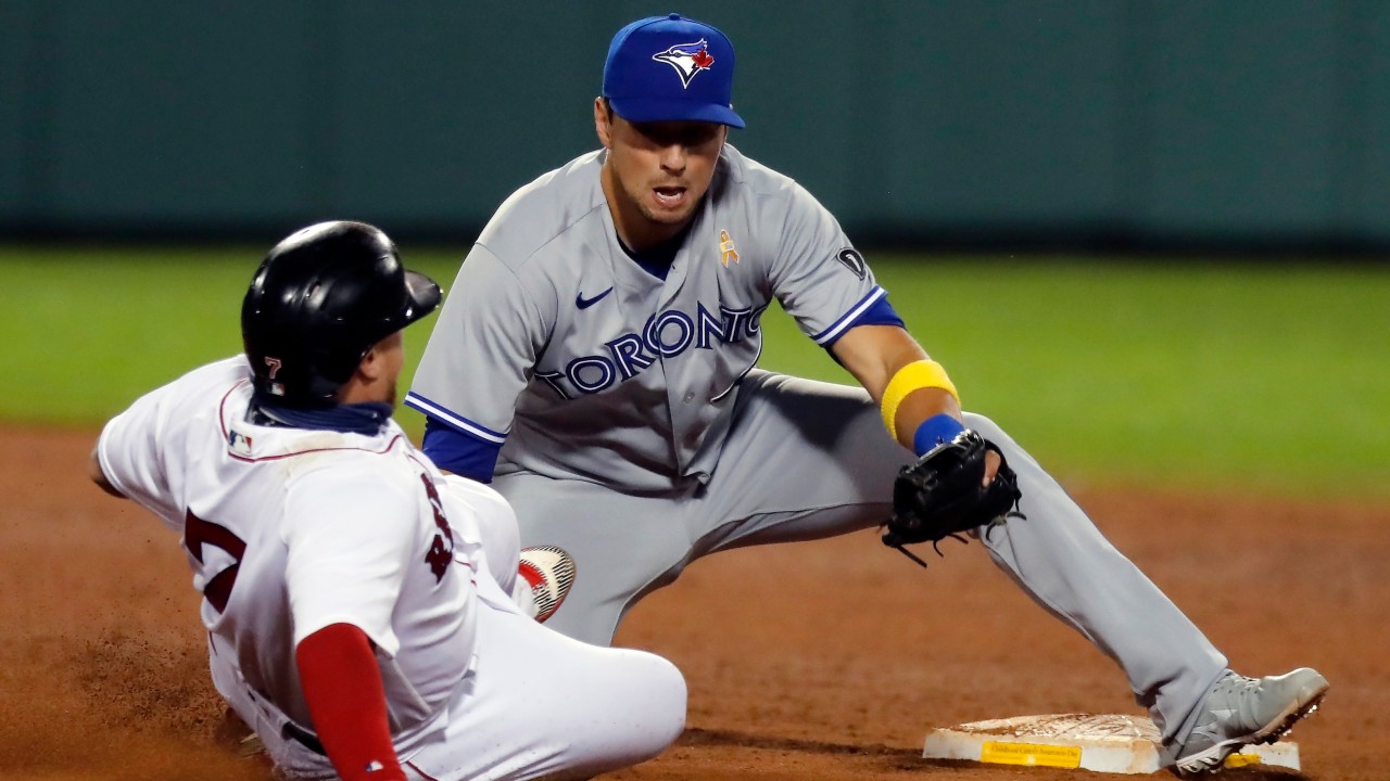 Former Mets infielder Joe Panik is helping the Blue Jays make a playoff push