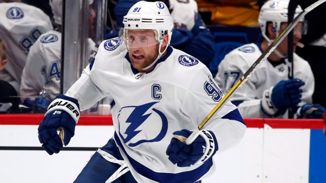 NHL Lightning Jersey Signed by Steven Stamkos — Frankie's Friends