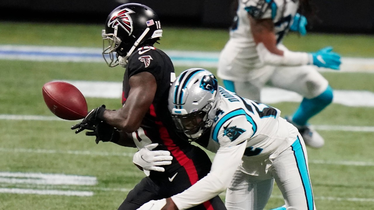 Carolina Panthers cornerback Donte Jackson (ankle) questionable for Week 10